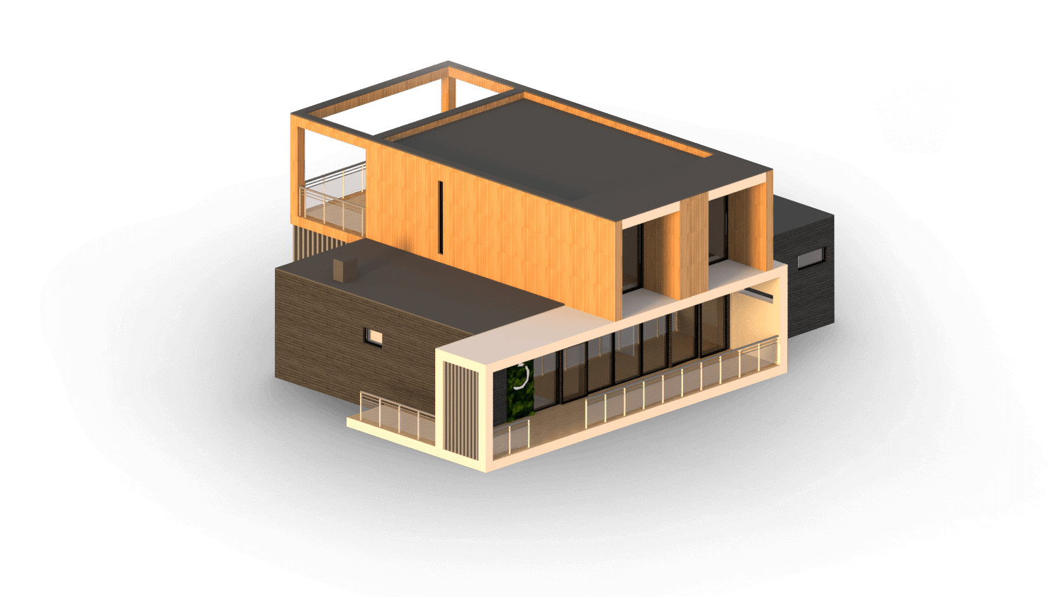 Model L modular house exterior
